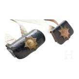 Two cartouche boxes belonging to the guard troopers