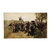 Theodor Rocholl (1854 - 1933) - Cuirassiers in the field, dated 1899