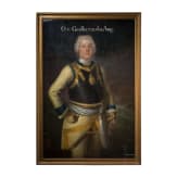 Prussian Oberst Friedrich Leopold Count von Ge&szlig;ler (1688&ndash;1762) &ndash; a life-sized portrait painting, dated 1721