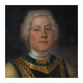 Prussian Oberst Friedrich Leopold Count von Ge&szlig;ler (1688&ndash;1762) &ndash; a life-sized portrait painting, dated 1721