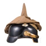 A helmet for officers of the dragoon regiments, circa 1910