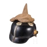A helmet for officers of the dragoon regiments, circa 1910