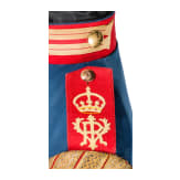 Waffenrock f&uuml;r einen Trompeter im Garde-Dragoner-Regiment K&ouml;nigin Viktoria von Gro&szlig;britannien und Irland Nr. 1, um 1900