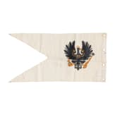 Lanzenflagge f&uuml;r Unteroffiziere der Dragoner, datiert 1911