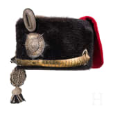 Pelzm&uuml;tze f&uuml;r Angeh&ouml;rige des Leib-Garde-Husaren-Regiments