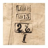 Schabracke f&uuml;r Mannschaften des Leib-Garde-Husarenregiments, datiert 1913