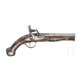 A fine pair of Brescian flintlock-pistols by Paolo Cetterio, circa 1740