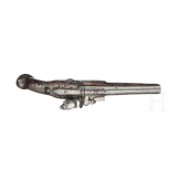 A fine pair of Brescian flintlock-pistols by Paolo Cetterio, circa 1740