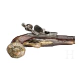 A long Belgian flintlock pistol, circa 1740