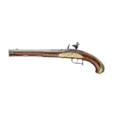 A deluxe flintlock pistol by Johann Andreas Kuchenreuter, circa 1740/50