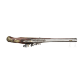 A deluxe flintlock pistol by Johann Andreas Kuchenreuter, circa 1740/50