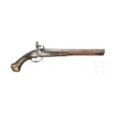 A flintlock pistol, Francois Mercier in Li&eacute;ge, circa 1750
