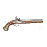 A flintlock pistol, France, circa 1750