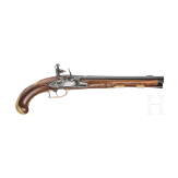 A fine flintlock pistol by C. Rasch of Brunswick, circa 1760