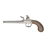 A flintlock pocket pistol, Li&egrave;ge, circa 1760