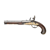 A German flintlock pistol, circa 1760