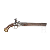 An over-and-under flintlock pistol by Wilhelm Lindenschmitt in Mainz, ca. 1770