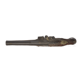 A flintlock pistol with gold-plated fittings by Franz Poltz in Karlsbad, circa 1790