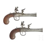 A pair of Flemish flintlock pistols, circa 1800