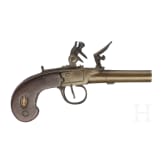 Two British flintlock pocket pistols, circa 1800