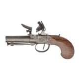 Two British flintlock pocket pistols, circa 1800