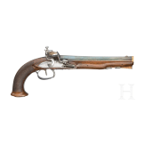 A flintlock officer's pistol, France, circa 1810