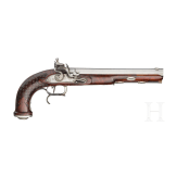 A flintlock pistol, Anton Burckhardt in Weimar, circa 1820