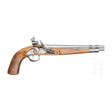 A cavalry pistol in the style of circa 1800, collector's replica using some old parts