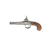 Two percussion pocked pistols, London, circa 1740