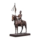 Preu&szlig;ischer Garde-Ulan zu Pferd - wohl Heinrich Kiesewalter (1854 - 1950)
