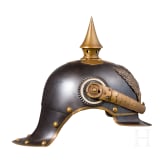 Helm M 1905 f&uuml;r Mannschaften im J&auml;ger-Regiment zu Pferde Nr. 8, datiert 1914