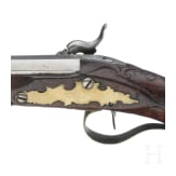 A German percussion pistol, circa 1780