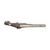 A pair of silver mounted percussion pistols, Antoine Gillier in St. &Eacute;tienne, circa 1790
