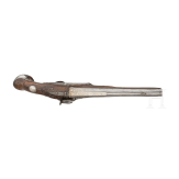 A pair of silver mounted percussion pistols, Antoine Gillier in St. &Eacute;tienne, circa 1790