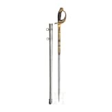 Prunkvoller preu&szlig;ischer Damast-Geschenkdegen M 1889 f&uuml;r Offiziere, datiert 1890