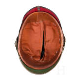 Helm f&uuml;r Offiziere der Pioniere, mit Tarnbezug, um 1910