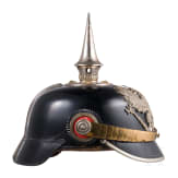 Helm f&uuml;r Offiziere der Pioniere, mit Tarnbezug, um 1910