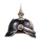Helm f&uuml;r Offiziere mit Etikett &bdquo;Reichsamt des Innern", um 1900