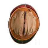 Helm f&uuml;r Offiziere mit Etikett &bdquo;Reichsamt des Innern", um 1900