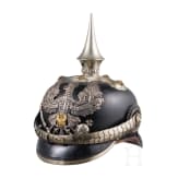 Helm f&uuml;r Milit&auml;rbeamte im Offiziersrang mit Tarnbezug, um 1910
