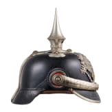 Helm f&uuml;r Milit&auml;rbeamte im Offiziersrang mit Tarnbezug, um 1910