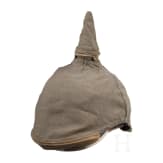 Helm f&uuml;r Milit&auml;rbeamte im Offiziersrang mit Tarnbezug, um 1910
