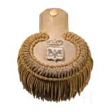 Preu&szlig;ischer Zweispitz und eine preu&szlig;ische Beamtenepaulette, 2. H&auml;lfte 19. Jhdt.