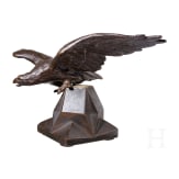 Tischadler aus Bronze, um 1900