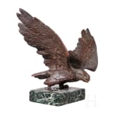 Tischadler aus Bronze, um 1900
