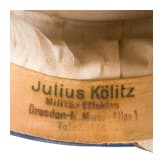 Schirmm&uuml;tze f&uuml;r Offiziere der k&ouml;niglich-s&auml;chsischen Infanterie, um 1900