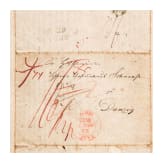 Historisch bedeutender Brief &uuml;ber eine Reise mit Eisenbahn 1837 von Leipzig &uuml;ber N&uuml;rnberg nach Basel