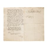 Herzog Wilhelm IV. von Sachsen-Weimar - Brief an Johann Philipp von Sachsen, datiert 7.8.1630