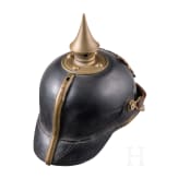 Helm M 1896 f&uuml;r Mannschaften der Infanterie mit &Uuml;berzug