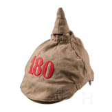 Helm M 1896 f&uuml;r Mannschaften der Infanterie mit &Uuml;berzug